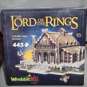 Wrebbit3D Lord of the Rings - Golden Hall - Edoras 3D Jigsaw Puzzle